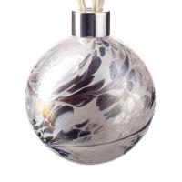Amelia Art Glass White & Grey Frosted Sphere Reed Diffuser Extra Image 1 Preview